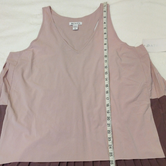 ATHLETA. Pink and Brown Women's Top - Picture 9 of 10